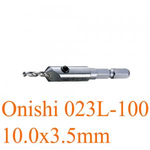 Mũi khoan sắt thép âm mũi vít 10.0x3.5mm chuôi lục loại dài 93mm Onishi