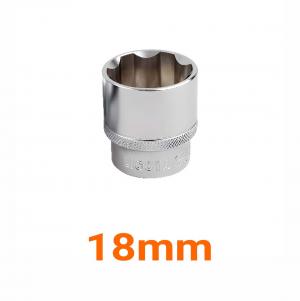 Đầu tuýp 1/2" superlock 18mm xi mờ LICOTA