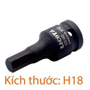 Đầu tuýp 1/2" lục giác chìm loại 60mm H18 LICOTA