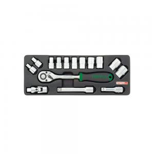 Bộ túyp lục giác 1/2" 15 chi tiết Toptul