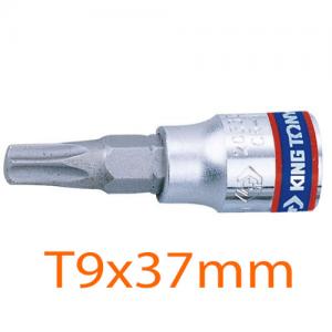 Đầu tuýp 1/4 inch bit mũi sao T9x37mm Kingtony 203309