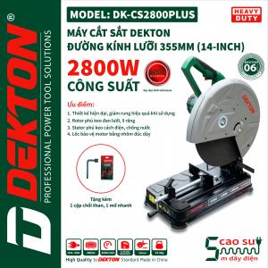 Máy cắt sắt 2800W lưỡi 355mm Dekton