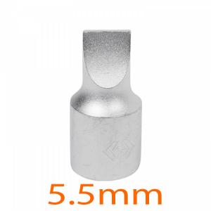 Đầu tuýp 1/4 inch bit mũi dẹp 5.5mm Kingtony 201255X