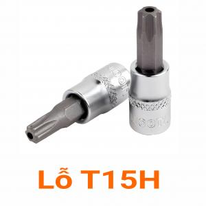 Đầu tuýp 1/4" mũi vít bông có lỗ T15H LICOTA