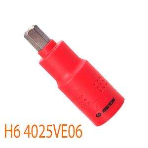 Đầu tuýp mũi lục giác H6 cách điện 1000V Kingtony 4025VE06