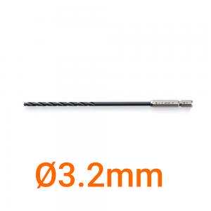 Mũi khoan sắt Ø3.2mm chuôi lục 6 ly loại dài 180mm Onishi