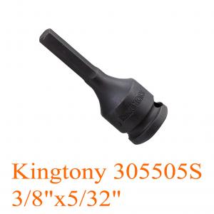 Đầu tuýp lục giác đen 3/8"x5/32" Kingtony 305505S