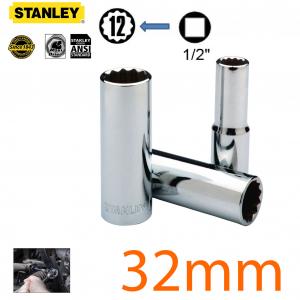 Đầu tuýp 1/2" 12PT deep 32mm Stanley STMT73361-8B