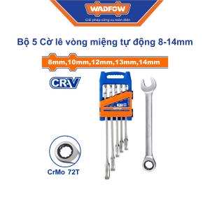 Bộ 5 cờ lê vòng miệng tự động 8-14mm Wadfow