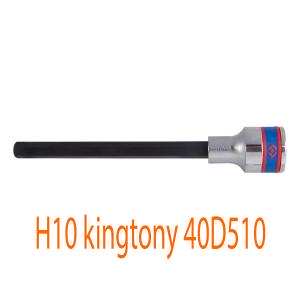 Đầu tuýp mũi lục giác 1/2"-H10 kingtony 40D510