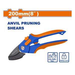 Kéo cắt tỉa cành có đe đỡ 200mm (8") Wadfow