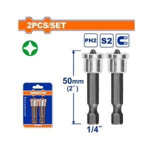 Bộ 2 mũi vít bake nối dài PH2x50mm Wadfow