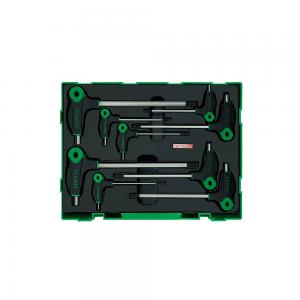 Bộ lục giác chữ L 9 chi tiết Toptul