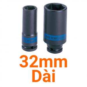 Tube Kingtony 1/2" đen dài 32 443532M