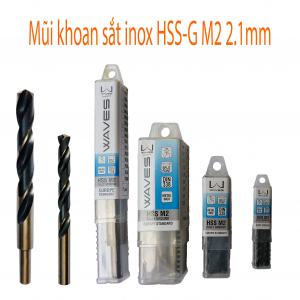 Mũi khoan sắt inox HSS-G M2 2.1mm