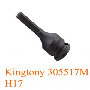 Đầu tuýp mũi lục giác 3/8” H17 Kingtony 305517M