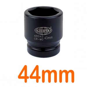 Đầu tuýp đen 1" 44mm 6 góc Flank LICOTA