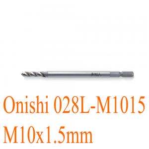Mũi taro ren xoắn M10x1.5mm chuôi lục loại dài 120mm Onishi