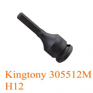 Đầu tuýp mũi lục giác 3/8” H12 Kingtony 305512M