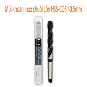 Mũi khoan inox chuôi côn HSS-CO5 40.5mm