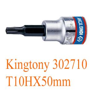 Đầu tuýp 3/8 inch bit mũi sao có lỗ T10HX50mm Kingtony 302710