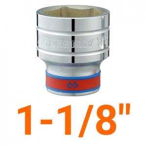 Đầu tuýp ngắn lục giác 1/2"-1-1/8" kingtony 433536SR