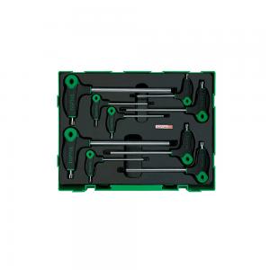Bộ lục giác chữ L 9 chi tiết Toptul