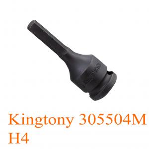 Đầu tuýp mũi lục giác 3/8” H4 Kingtony 305504M