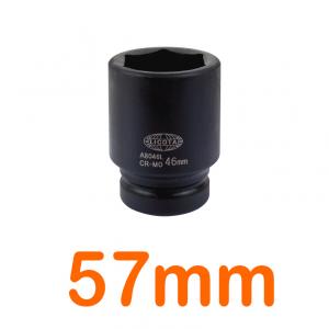 Đầu tuýp đen dài 1" 57mm 6 góc Flank LICOTA