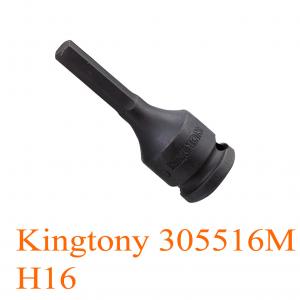 Đầu tuýp mũi lục giác 3/8” H16 Kingtony 305516M