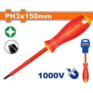 Tua vít bake cách điện PH3x150mm wadfow WSD7236