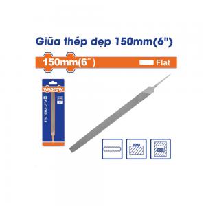 Giũa thép dẹp 150mm (6") Wadfow