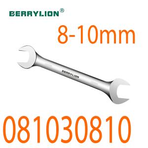 Cờ lê 2 đầu miệng xi bóng 8-10mm Berrylion 081030810