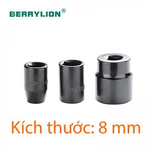 Đầu tuýp lục giác ngắn kiểu Mỹ 8mm Berrylion 082101008