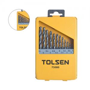 Bộ khoan sắt 13 cây hss (công nghiệp) TOLSEN 75080