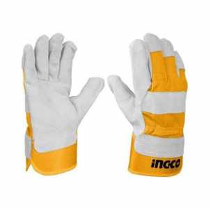 Găng tay vải da Ingco HGVC01