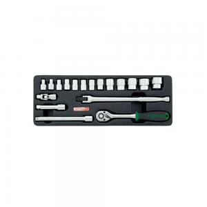 Bộ túyp lục giác 3/8" 18 chi tiết Toptul