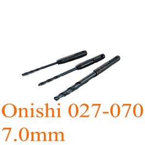 Mũi khoan sắt thép Ø7.0mm chuôi gài 140mm Onishi