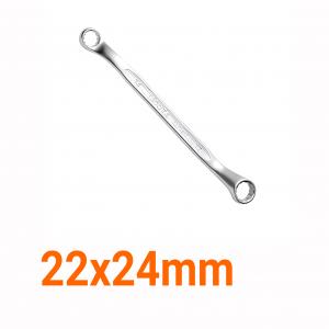 Cờ lê 2 đầu vòng nghiêng 45 độ 22x24mm LICOTA