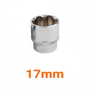 Đầu tuýp 1/2" superlock 17mm xi mờ LICOTA