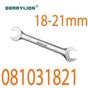 Cờ lê 2 đầu miệng xi bóng 18-21mm Berrylion 081031821