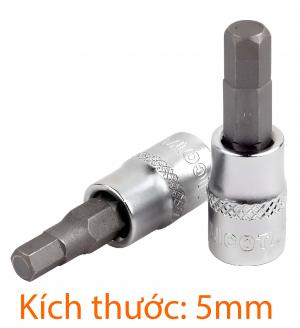 Đầu tuýp mũi vít 3/8" lục giác 5mm LICOTA