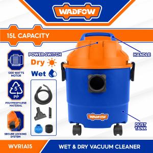 Máy hút bụi 1200W 15L Wadfow