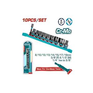 Bộ 10 đầu tuýp 3/8" Dr Total