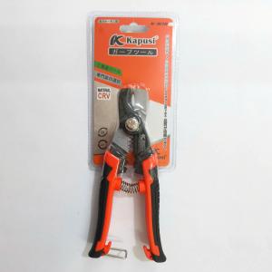 Kéo cắt + tuốt dây + bấm cos Kapusi K9170 mỏ cong đơn