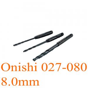 Mũi khoan sắt thép Ø8.0mm chuôi gài 149mm Onishi