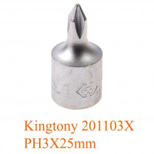 Đầu tuýp 1/4 inch bit mũi bake PH3X25mm Kingtony 201103X