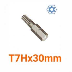 Mũi bắt vít mũi hoa thị có lỗ T7Hx30mm LICOTA