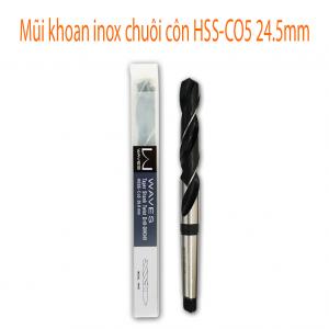 Mũi khoan inox chuôi côn HSS-CO5 24.5mm