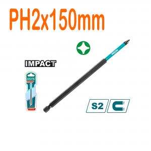 Mũi bắt vít PH2x150mm Total TACIM71PH2150